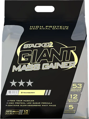 Stacker2 Giant Mass Gainer - 2270 g - Strawberry