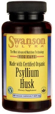 Swanson SW Psyllium Husk Certified Organic - 60 veg caps