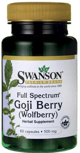 Swanson SW1115 Goji Berry Wolfberry - 500mg - 60 caps