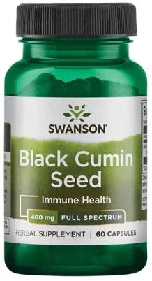 Swanson SW1361 Black Cumin Seed - 400mg - 60caps