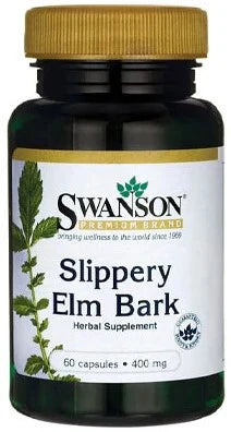 Swanson SW1405 Slippery Elm Bark - 400mg - 60 veg caps
