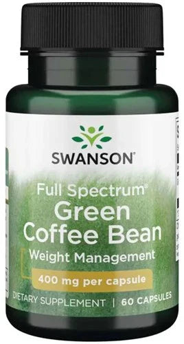 Swanson SW1522 Green Coffee Bean - 400mg - 60 caps