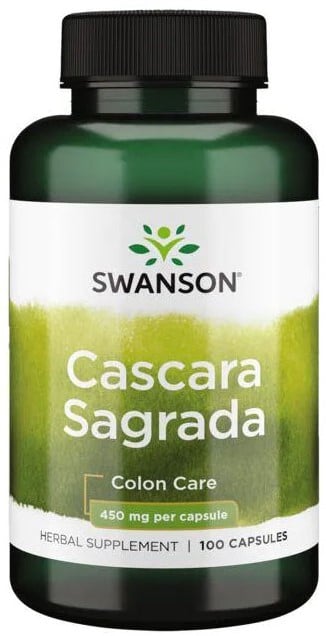 Swanson SW477 Cascara Sagrada 450mg - 100caps