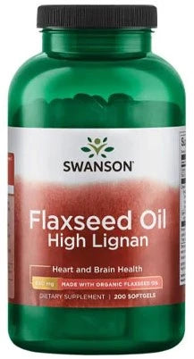 Swanson SWE005 Flaxseed Oil High Lignan - 200 softgels