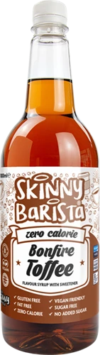 The Skinny Food Co Barista Syrup - 1000 ml - Bonfire Toffee
