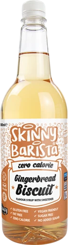 The Skinny Food Co Barista Syrup - 1000 ml - Gingerbread Biscuit