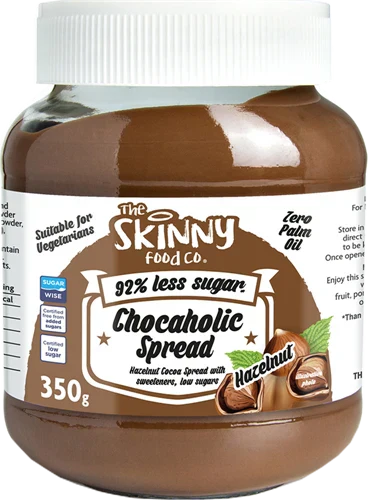 The Skinny Food Co Low Sugar Spread - 350 g - Chocolate Hazelnut