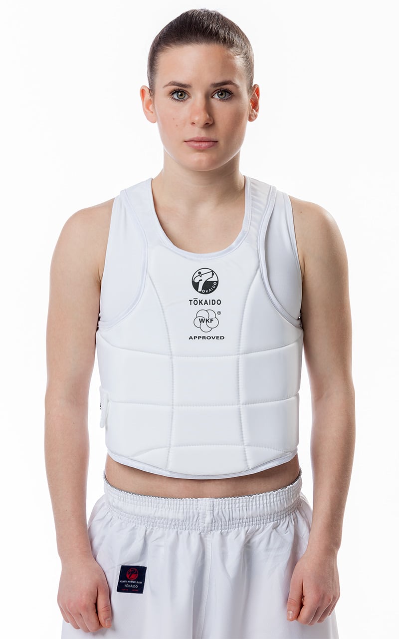 TOKAIDO Karate Vest, Body Guard Pro, WKF