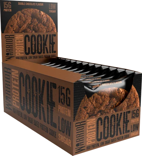 Warrior Protein Cookies - 12 x 60 g - Double Choco Chip